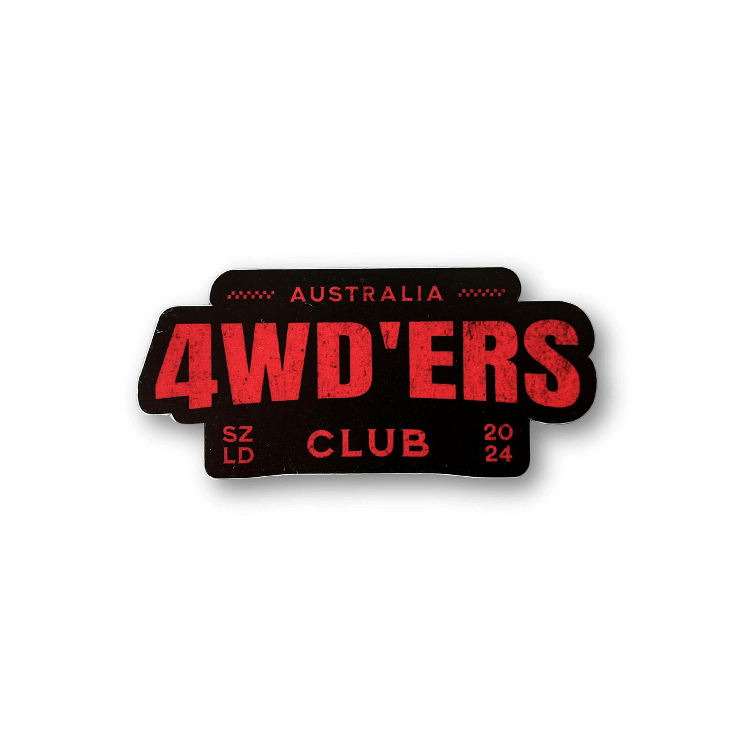 4WD'ERS Club Sticker