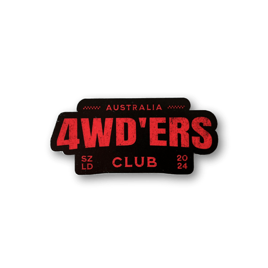 4WD'ERS Club Sticker